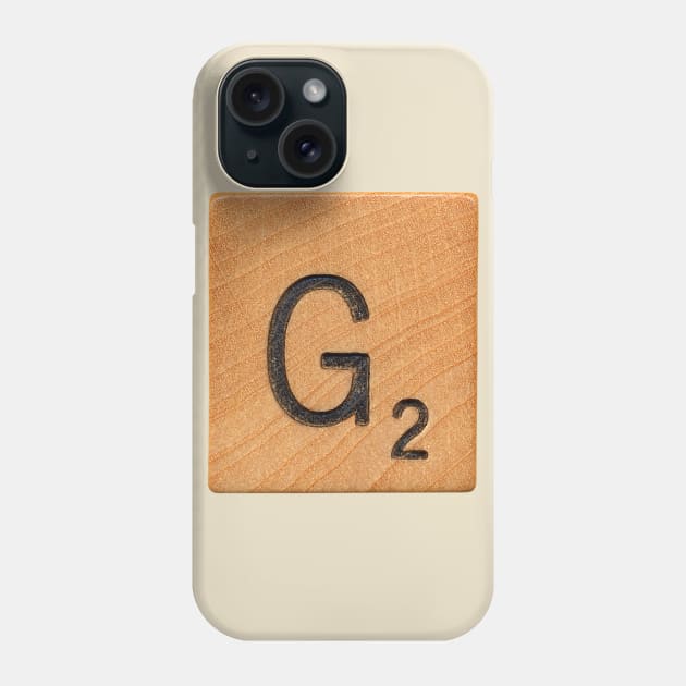 Scrabble Letter 'G' Phone Case by RandomGoodness