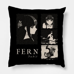 Fern Gloomy Halftone Fanart Design Pillow