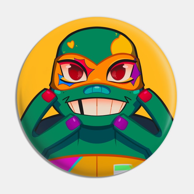 Michelangelo no BG Pin by angelicneonanime