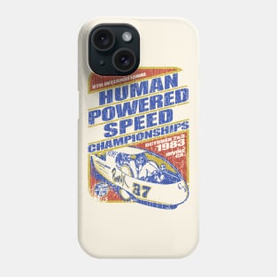 Human Powered Speed Championships 1983 Phone Case