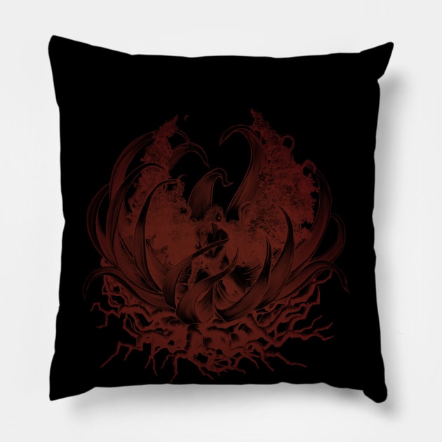 Malenia red Pillow by kowanp