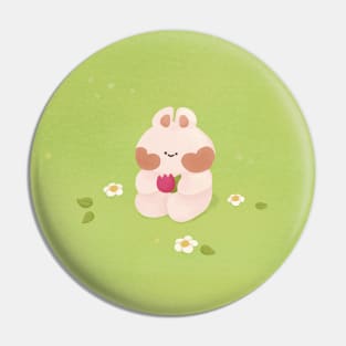 Relaxing picnic bunny Pin