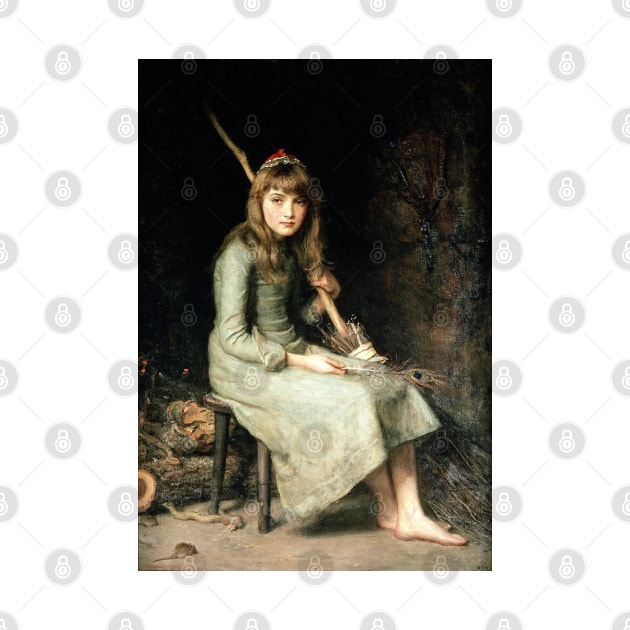 Cinderella - Sir John Everett Millais by forgottenbeauty