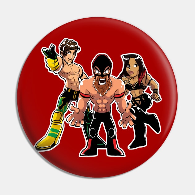 Lucha Underground Trios Champs Pin by GalaxyEggToast