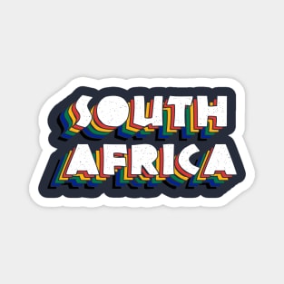 South Africa Pride Flag Colors Magnet