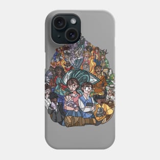 The world is quiet here Phone Case