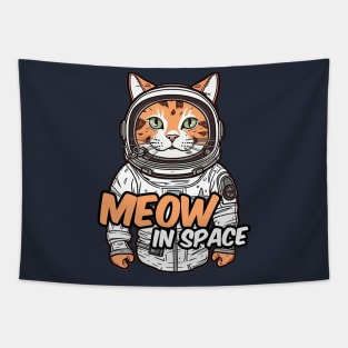 Astronaut cat Tapestry