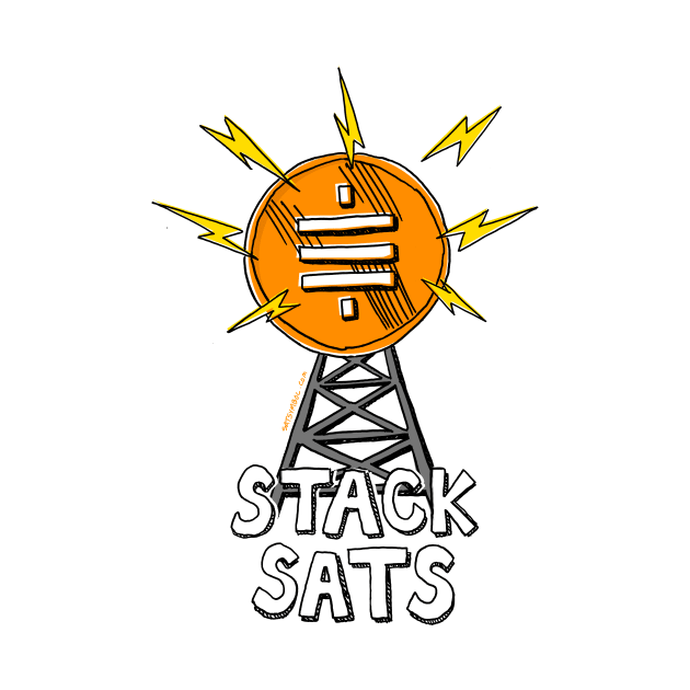 Stack Sats on the Lightning Network by Satoshi Symbol