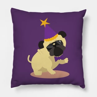 Dog Wearing Sunglasses Funny Pillow