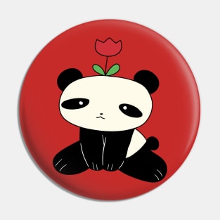 Flower Panda Pin