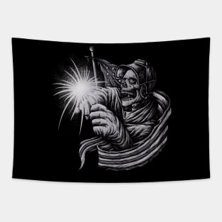 American Welder Tapestry