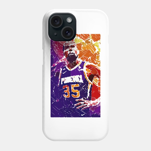 Kevin Durant Phoenix Suns Phone Case by Playful Creatives