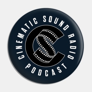 Cinematic Sound Radio Podcast New Logo Pin