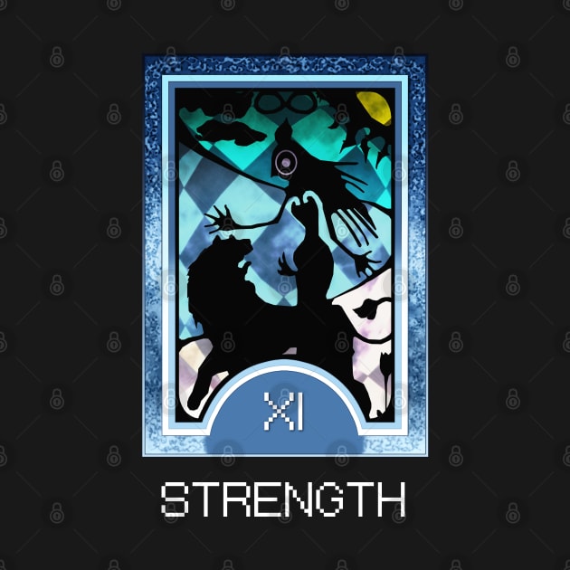 Strength Arcana Tarot Card by loveandlive