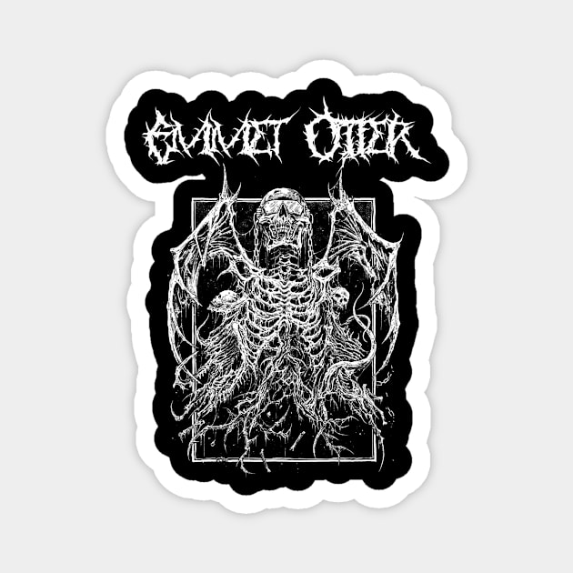 emmet otter death metal Magnet by Ank Kai