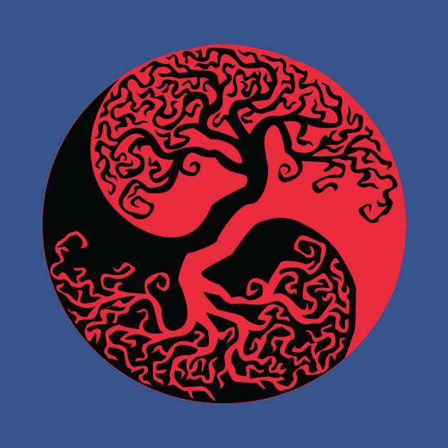 Ying Yang Tree of Life by monkeydluffy5432