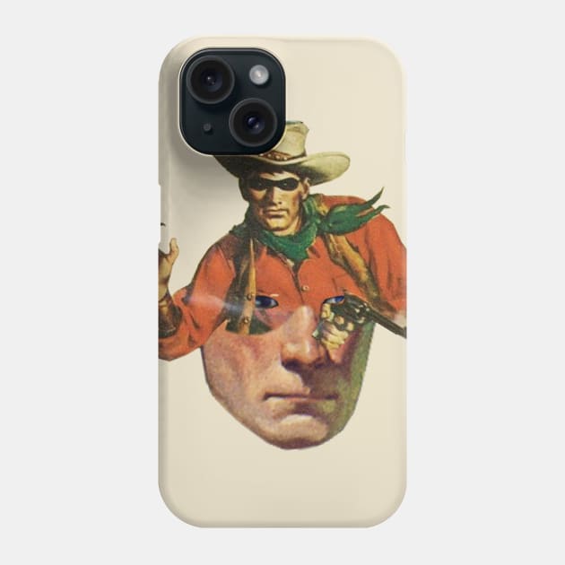 Cowboyman Head Phone Case by tomburns