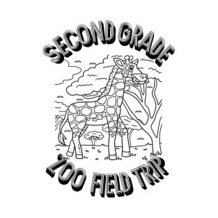 Color Your Own 2nd Grade Zoo Field Trip T-Shirt