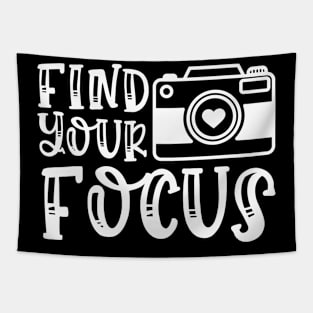 Find Your Focus Camera Photography Tapestry