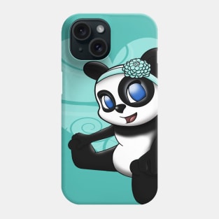 Happy Panda Floral Phone Case