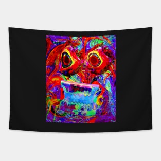 trippy smile Tapestry