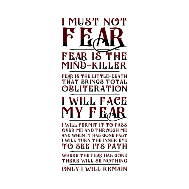 Litany Against Fear v2 by VanHand