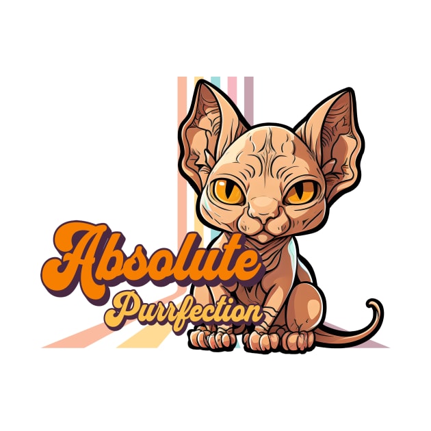 Sphynx Cat Absolute Purrfection cute kitty by Buckeye Brushworks