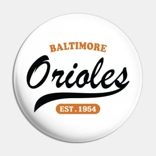 Baltimore Orioles Classic Style Pin