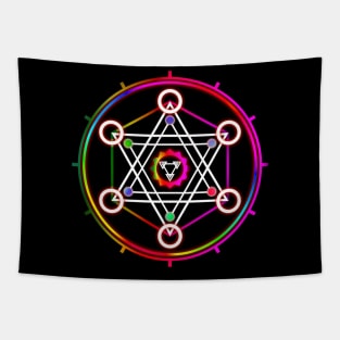 Spiritual Geometry / David's Star 03 Tapestry