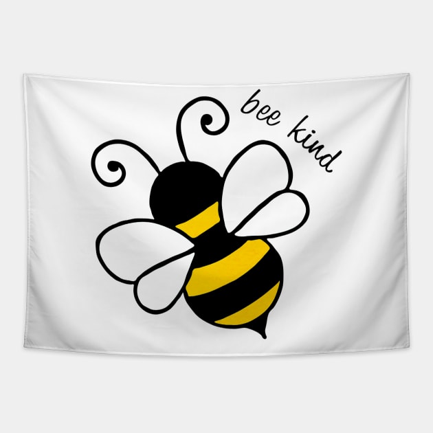 Bee Kind Tapestry by lolosenese