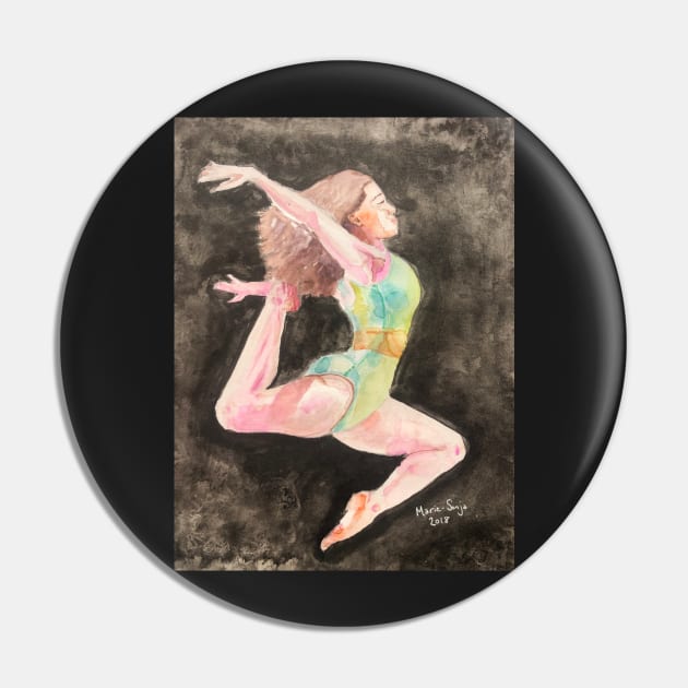 Dancer Pin by artmarieso