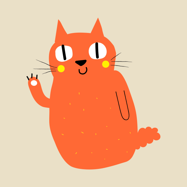 Hello Cat by rmtees