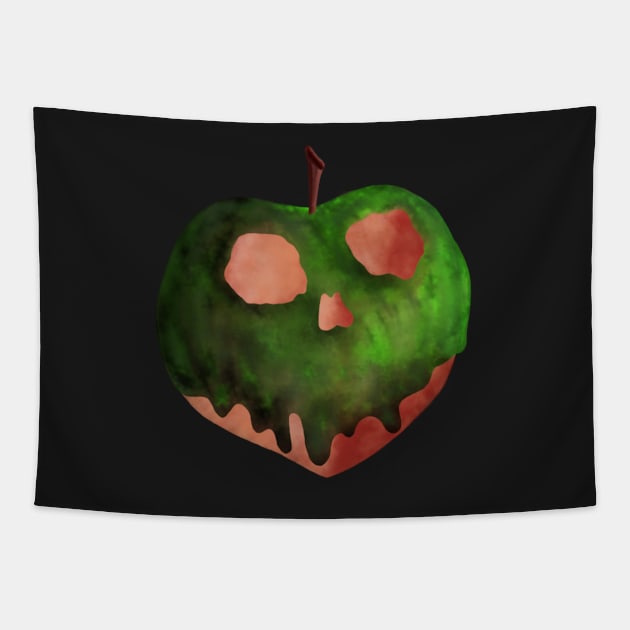 Poisoned Rotten Peach Tapestry by ickiskull