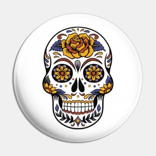 Sugar Skull Pin