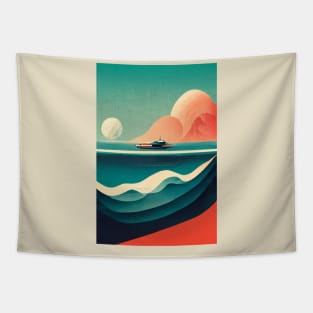 Speed Boat Tapestry