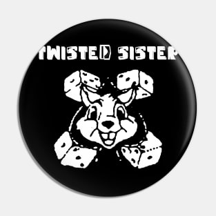 twisted sister rabbit dice Pin