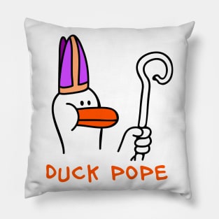 Duck Pope Pillow