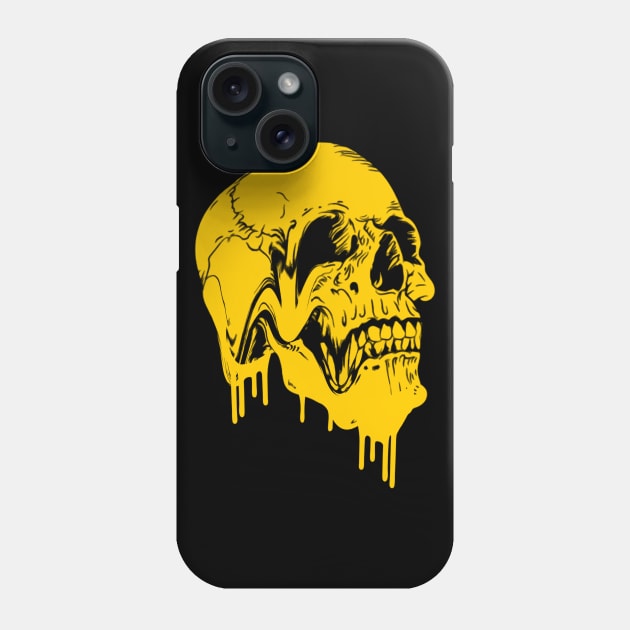 Dripping Skull Phone Case by giovanniiiii