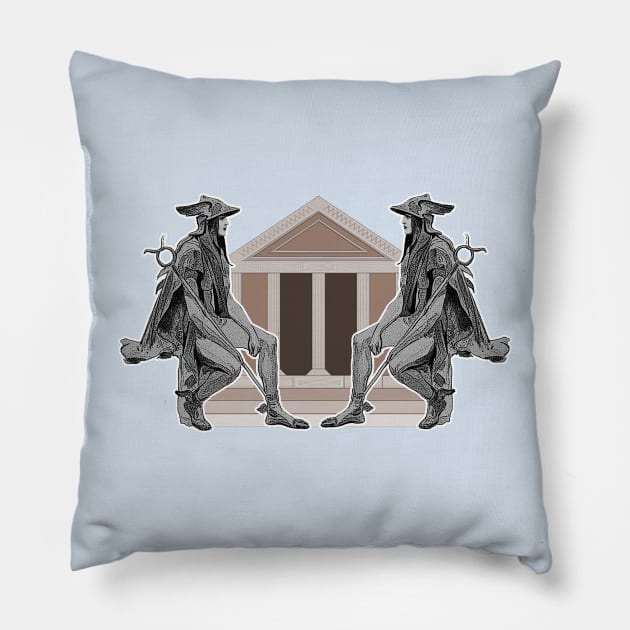 Ancient Greek Mythology Pillow by Marccelus