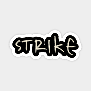 Hand Drawn Strike Magnet