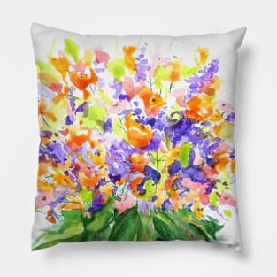 Big Bouquet of Blooms Pillow