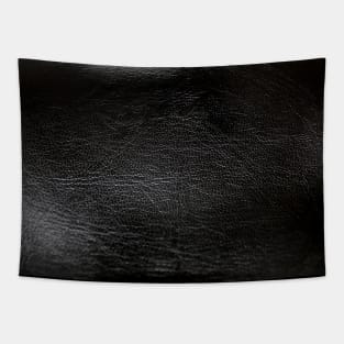 Black Leather Face Mask Tapestry