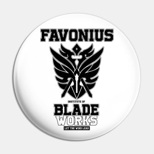 Genshin Impact Favonius Blade Works- Black Pin