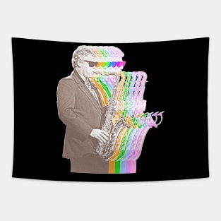 Too Cool For Music Class - Saxophone Bill Clinton Tapestry