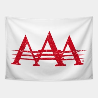 Lucha Libre - AAA - Rudos vs técnicos - red design Tapestry