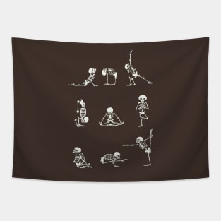 Skeleton Yoga Tapestry