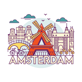 Amsterdam City T-Shirt