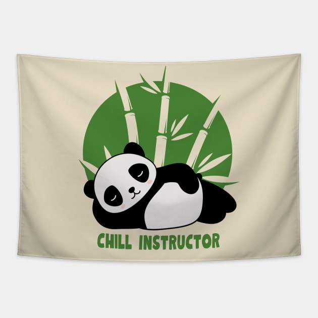 Chill Instructor Tapestry by Delicious Art