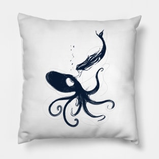 Octopus and Mermaid Pillow