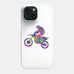 Motocross dirt bike Phone Case